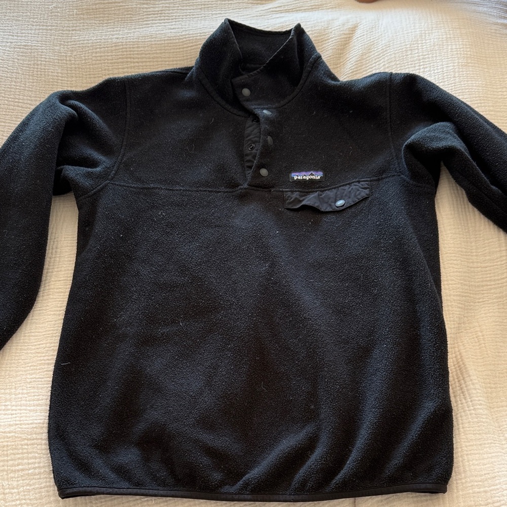 Patagonia Black Synchilla Fleece Pullover